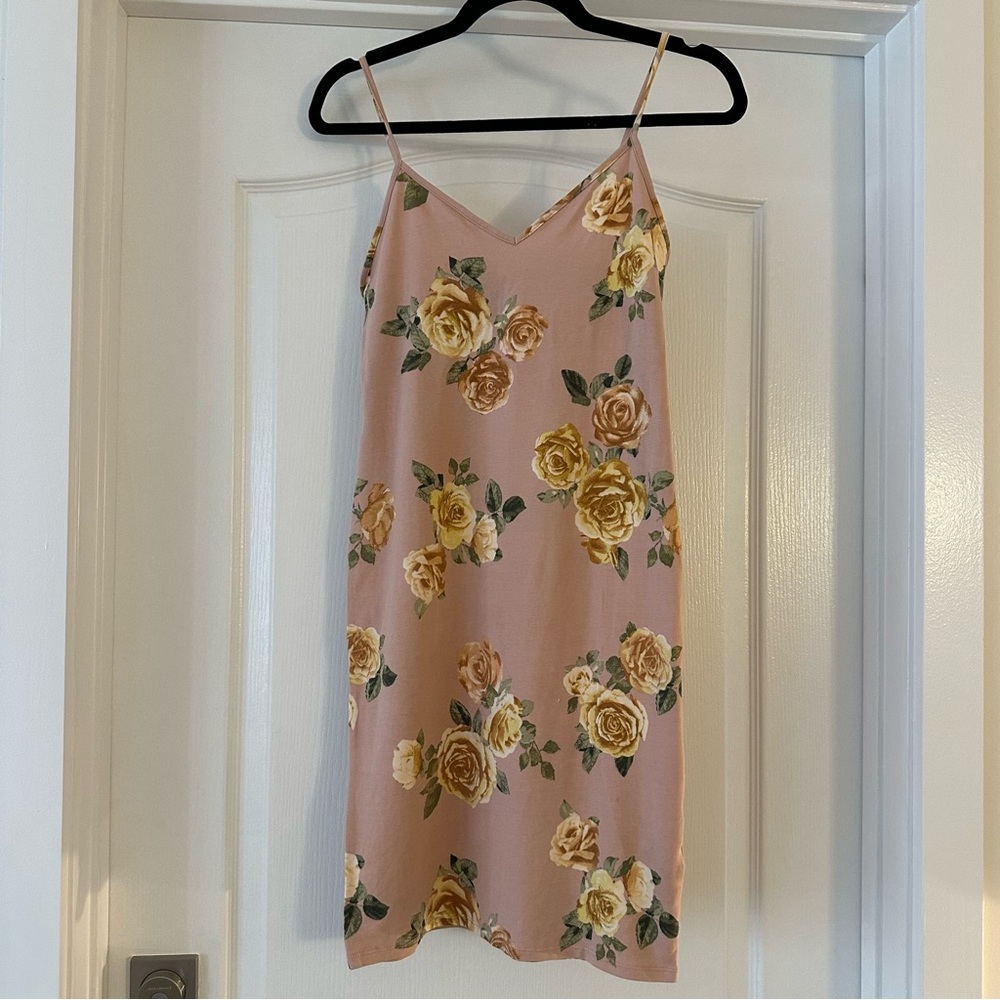 Forever 21 Pink Floral Mini Dress